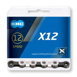 Reaz KMC X12 Silver/Black, 12 Speed