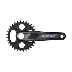 Stred shimano Deore FC-M6100 175mm 32z. 12-k. ierny dvojdielny bez losk